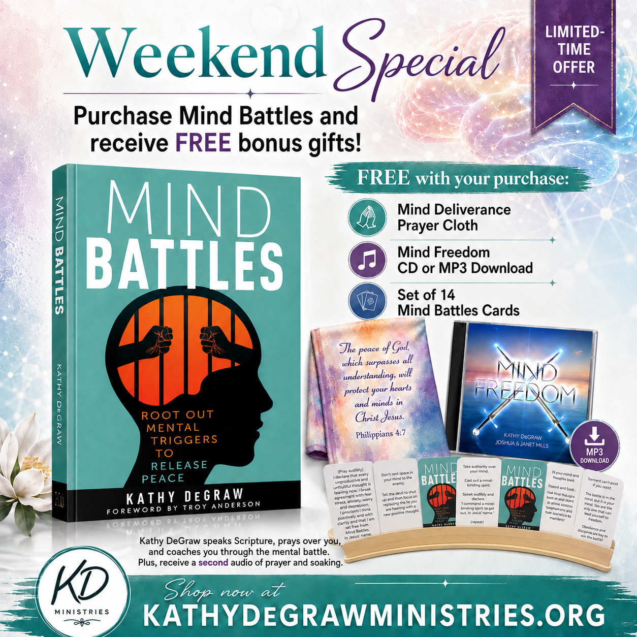 Mind Battles | Root Out Mental Triggers to Release Peace + FREE Gifts Pictured!