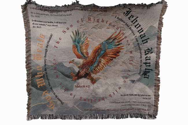 Healing Blanket - Eagle - Malachi 4:2 - Image 2