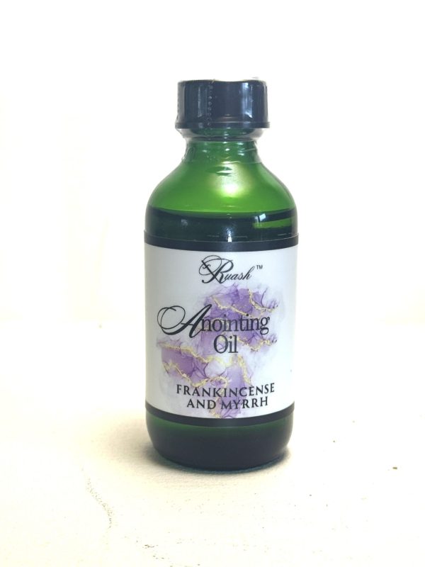 Frankincense & Myrrh Healing Anointing Oil with EAR Prayers, Scriptures and Tips